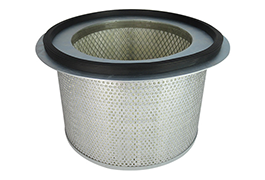 Paper Air Filter 269*422*244 Carbon Steel End Cover And Skeleton
